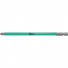 Wera - Phillips Screwdriver Bits Type: Phillips Bit Point Size: 2 - Eagle Tool & Supply
