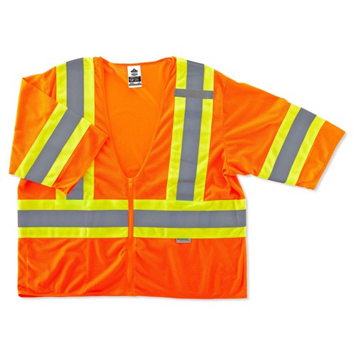 8330Z 2/3 XL Orange 2-Tone Vest Type R Class 3 - Eagle Tool & Supply