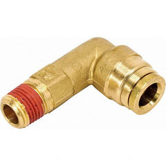Parker - Metal Push-To-Connect Tube Fittings Type: 90 Degree Elbow Tube Outside Diameter (Inch): 0.625 - Eagle Tool & Supply