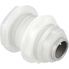 Parker - Plastic Push-To-Connect Tube Fittings Type: Bulkhead Union Tube Outside Diameter (Inch): 1/2 x 1/2 - Eagle Tool & Supply