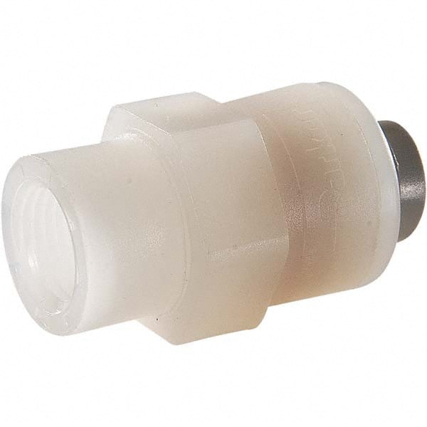 Parker - Plastic Push-To-Connect Tube Fittings Type: Female Connector Tube Outside Diameter (Inch): 1/2 x 1/2 - Eagle Tool & Supply