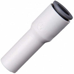 Parker - Plastic Push-To-Connect Tube Fittings Type: Plug-In Reducer Tube Outside Diameter (Inch): 3/8 x 1/2 - Eagle Tool & Supply