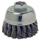 3" SS KNOT WIRE CUP BRUSH WEILER - Eagle Tool & Supply