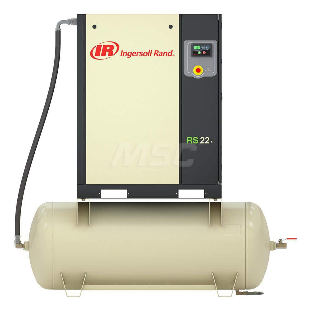 Stationary Electric Air Compressor: 30 hp 3 Phase, 460V