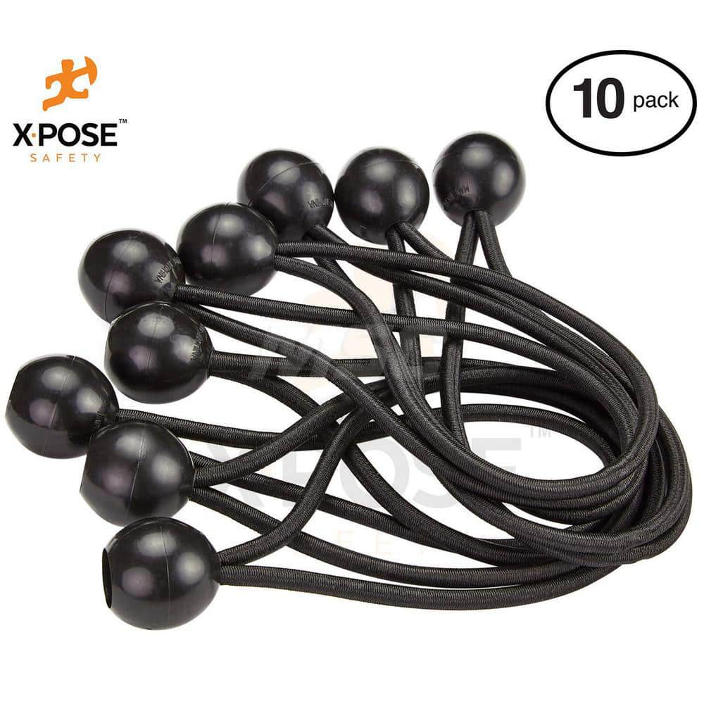 6' Bungee Cord with Ball End Black