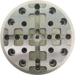 EDM Clamping Pallets; System Compatibility: System 3R; Series: RHS Macro; Pallet Shape: Round; Plate Width/Diameter (mm): 156.00; Plate Length (mm): 156.00; Plate Thickness (mm): 35.00; Material: Steel; Hardened: Yes; Automatic Tool Changeable: Yes; Flush