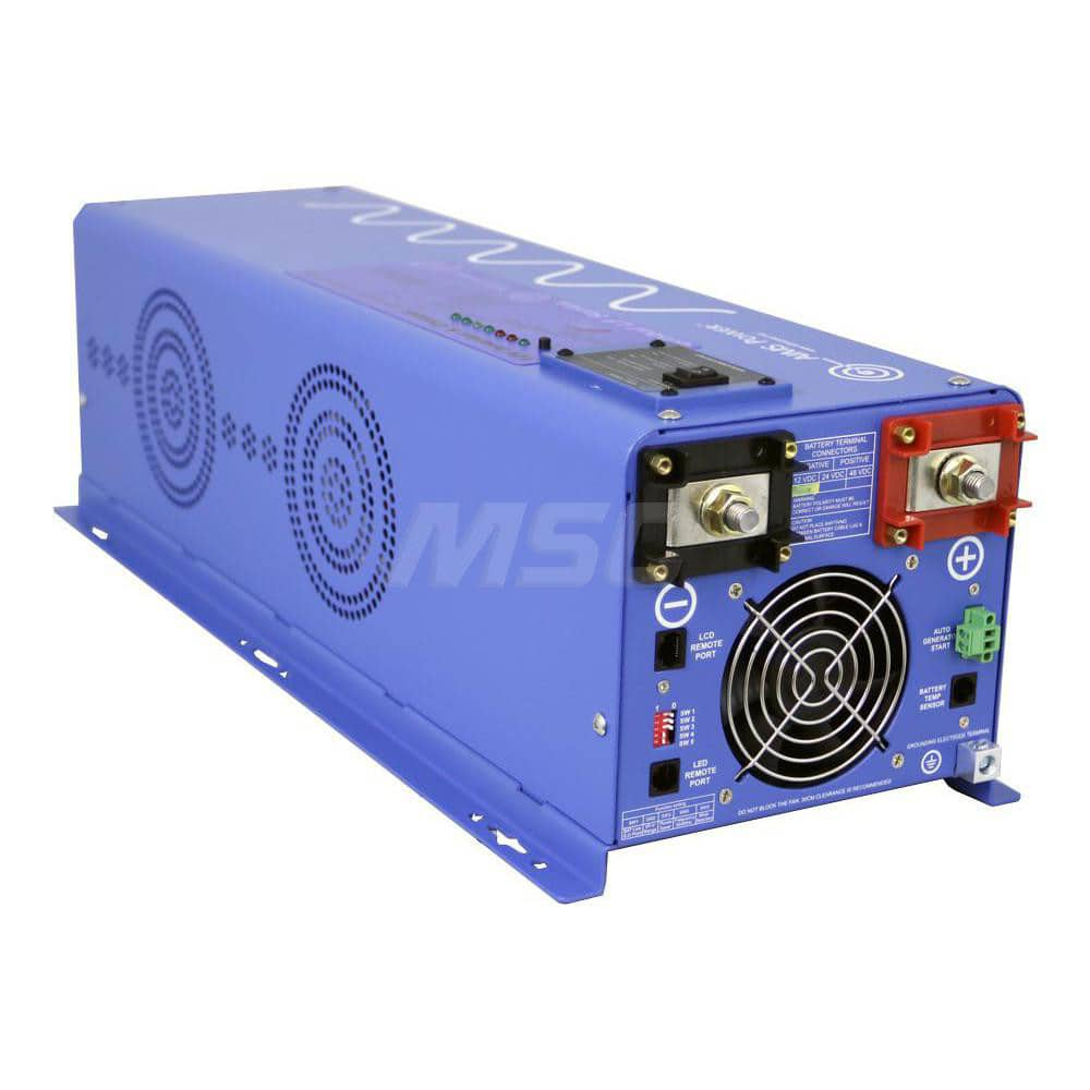 Power Inverters; Input Voltage: 120.00; Output Voltage: 120; Continuous Output Power: 4000; Peak Output Power: 12000; Maximum Input Current Rating: 31; Output Amperage: 33.33; Mounting Type: Surface Mount; Input Voltage: 120.00; Output Voltage: 120; Mount