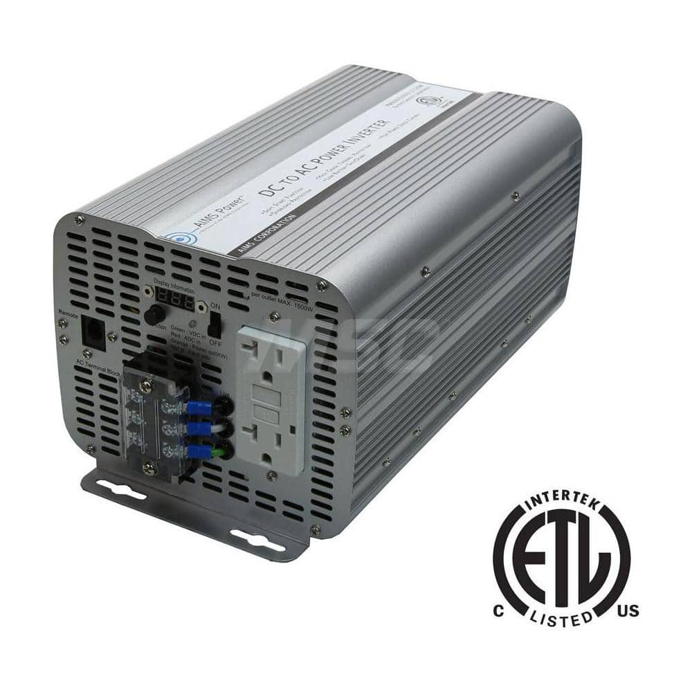 Power Inverters; Input Voltage: 0.00; Output Voltage: 120; Continuous Output Power: 2000; Peak Output Power: 4000; Maximum Input Current Rating: 16; Output Amperage: 16.67; Mounting Type: Surface Mount; Input Voltage: 0.00; Output Voltage: 120; Mount Type