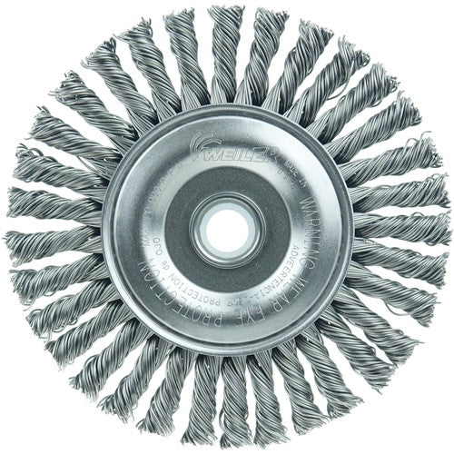 Mini Roughneck 4″ Stringer Bead Wheel, .020″ Steel Fill, 1/2″-3/8″ Arbor Hole - Eagle Tool & Supply