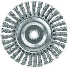 Mini Roughneck 4″ Stringer Bead Wheel, .020″ Steel Fill, 1/2″-3/8″ Arbor Hole - Eagle Tool & Supply