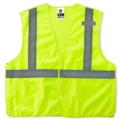 8215BA 4/5 XL Lime Breakaway Mesh Vest Type R Class 2 Economy - Eagle Tool & Supply