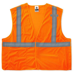 8215BA XS Orange Breakaway Mesh Vest Type R Class 2 Economy - Eagle Tool & Supply