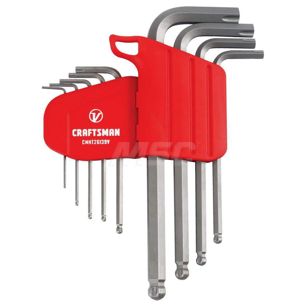 Hex Key Sets; Tool Type: Hex Key Sets; Handle Type: L-Key; Measurement Type: Metric; Hex Size Range (mm): 1.5 - 10; Metric Hex Sizes: 1.5, 2, 2.5, 3, 4, 5, 6, 8, 10