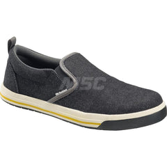 Work Boot: Size 8.5, 2″ High, Microfiber, Steel Toe Wide Width, Non-Slip Sole