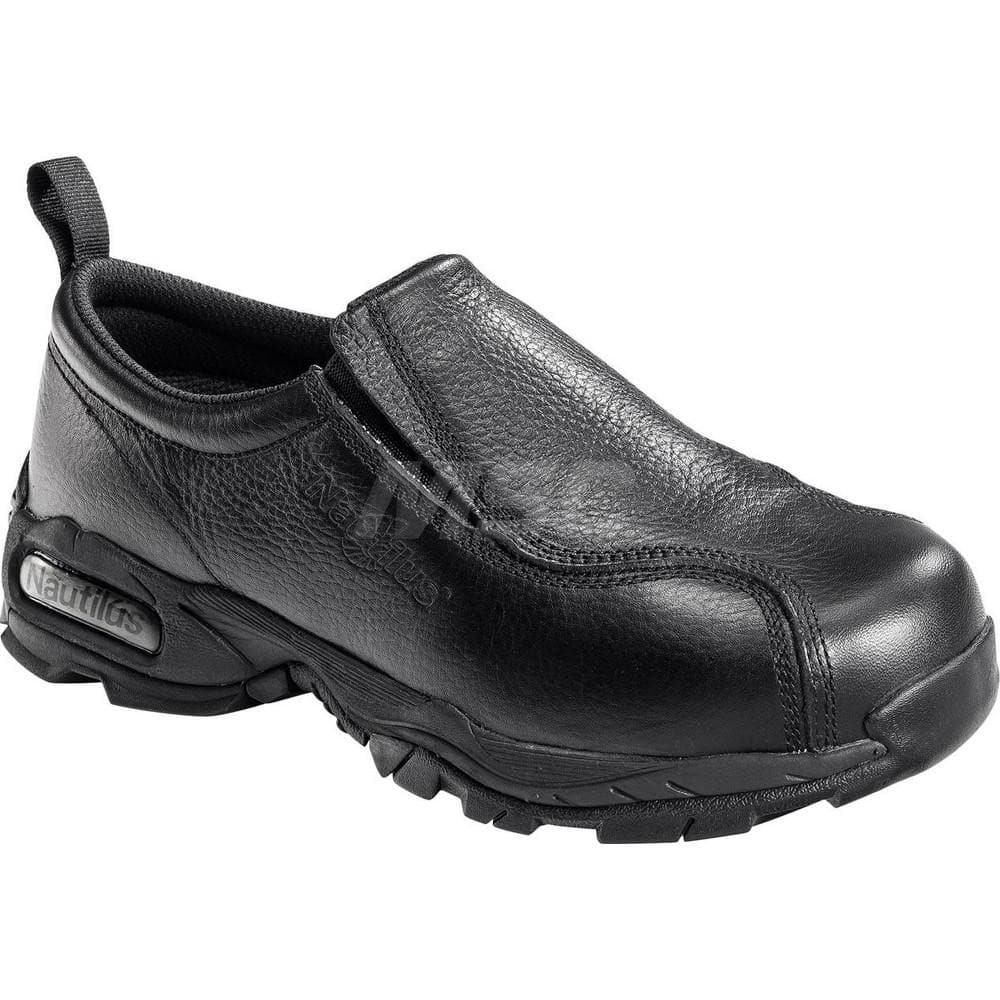 Work Boot: Size 8.5, 3″ High, Leather, Steel Toe Wide Width, Non-Slip Sole