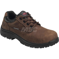Work Boot: Size 11.5, 3″ High, Leather, Composite Toe Wide Width, Non-Slip Sole