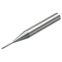 R216.32-00830-AI08G 1620 0.8mm 2 FL Solid Carbide End Mill - Corner Radius w/Cylindrical Shank - Eagle Tool & Supply