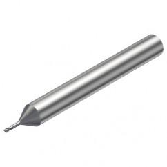 R216.32-01030-AJ10G 1620 1mm 2 FL Solid Carbide End Mill - Corner Radius w/Cylindrical Shank - Eagle Tool & Supply