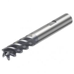 R216.34-08050-BC19P 1620 8mm 4 FL Solid Carbide End Mill - Corner Radius w/Weldon Shank - Eagle Tool & Supply