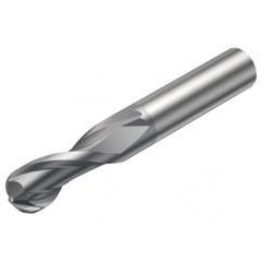 R216.42-04030-AC05G 1610 4mm 2 FL Solid Carbide Ball Nose End Mill w/Cylindrical Shank - Eagle Tool & Supply