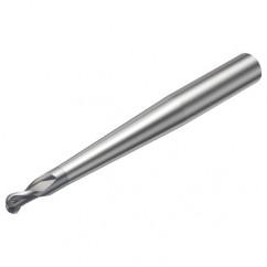 R216.42-12030-AP12G 1610 12mm 2 FL Solid Carbide Ball Nose End Mill w/Cylindrical Shank - Eagle Tool & Supply