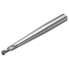 R216.42-12030-AP12G 1610 12mm 2 FL Solid Carbide Ball Nose End Mill w/Cylindrical Shank - Eagle Tool & Supply