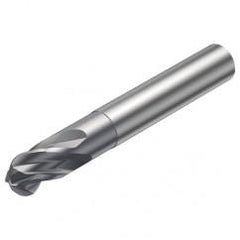 R216.44-10030-AI10G 1610 10mm 4 FL Solid Carbide Ball Nose End Mill w/Cylindrical Shank - Eagle Tool & Supply