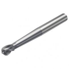 R216.64-16030-AO15G 1610 16mm 4 FL Solid Carbide Ball Nose End Mill spherical design w/Cylindrical Shank - Eagle Tool & Supply