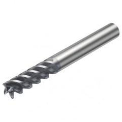 RA216.24-1650AAK12P 1620 6.35mm 4 FL Solid Carbide End Mill - Corner Radius w/Cylindrical Shank - Eagle Tool & Supply