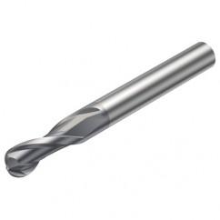 RA216.42-3230-AK16G 1610 12.7mm 2 FL Solid Carbide Ball Nose End Mill w/Cylindrical Shank - Eagle Tool & Supply