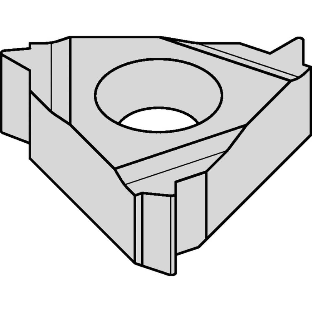 Laydown Threading Inserts; Insert Size Code: 8; Manufacturer Grade: KC5025; Threads Per Inch: 20.00; Thread Type: UN; Thread Standard: UN; Insert Hand: Right Hand; Thickness (mm): 2.00; Included Angle: 60; Series: LT Threading; Inscribed Circle (mm): 5.00