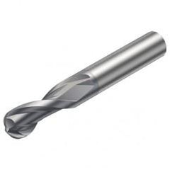 1B232-0635-XA 1620 6.35mm 2 FL Ballnose w/Cylindrical Shank - Eagle Tool & Supply