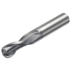2B230-0200-NA N20C 2mm 2 FL Ballnose w/Cylindrical Shank - Eagle Tool & Supply