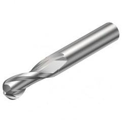 2B330-0400-NC H10F 4mm FL Ballnose w/Cylindrical with Neck Shank - Eagle Tool & Supply