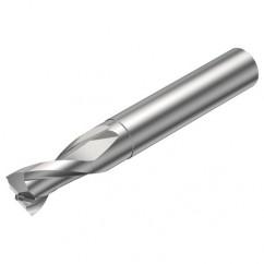 2P121-0500-NC H10F 5mm FL Straight Center Cut w/Cylindrical with Neck Shank - Eagle Tool & Supply