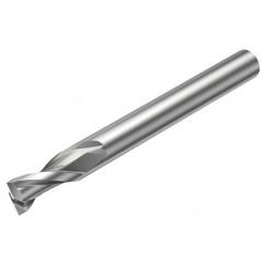 2P123-0500-NG H10F 5mm 2 FL Straight Center Cut w/Reduced Cylindrical .3mm/.012 smaller than Cutting Diameter Shank - Eagle Tool & Supply