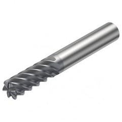 R215.26-10050DAC22H 1610 10mm 6 FL Solid Carbide End Mill - Corner Radius w/Cylindrical Shank - Eagle Tool & Supply