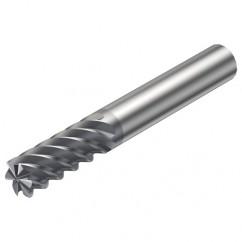 R215.35-05050-AC13L 1620 5mm 5 FL Solid Carbide End Mill - Corner Radius w/Cylindrical Shank - Eagle Tool & Supply