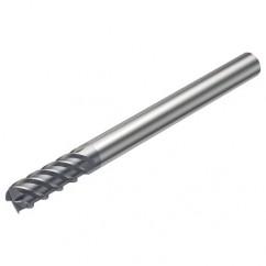 R215.H4-10050DAK03P 1620 10mm 4 FL Solid Carbide high feed End Mill w/Cylindrical Shank - Eagle Tool & Supply