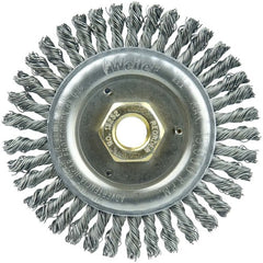4 1/2 × 5/8″-11-0.020 Wire Size - Roughneck Stringer Bead Weld Cleaning Brush - Eagle Tool & Supply