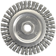 4 1/2″ x M14 × 2.0″-0.020″ Wire Size - Roughneck Stringer Bead Weld Cleaning Brush - Eagle Tool & Supply