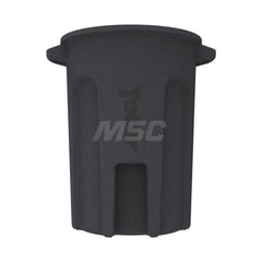 Trash Cans & Recycling Containers; Product Type: Trash Can; Container Capacity: 44 gal; Container Shape: Round; Lid Type: No Lid; Container Material: Plastic; Color: Gray; Features: Integrated Handles Aids In Lifting Of Can & Improves Dumping Efficiency;