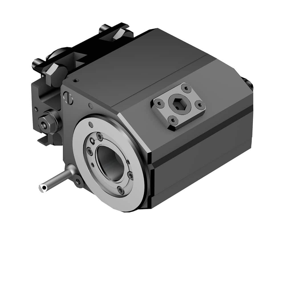 Modular Lathe Adapter/Mount: Neutral Cut, C4 Modular Connection Through Coolant, Series Cx-DNI-MA