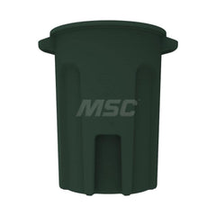 Trash Cans & Recycling Containers; Product Type: Trash Can; Container Capacity: 44 gal; Container Shape: Round; Lid Type: No Lid; Container Material: Plastic; Color: Forest Green; Features: Integrated Handles Aids In Lifting Of Can & Improves Dumping Effi