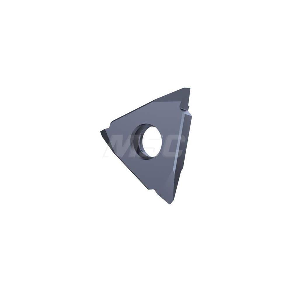 Grooving Insert: AA, Solid Carbide TiCN Finish, Left Hand, 4.2 mm Cutting Width, 1 mm Max Depth, Series 25677