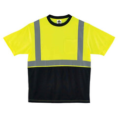 8289BK 3 XL Lim/Black Front T-Shirt Type R Class 2 - Eagle Tool & Supply