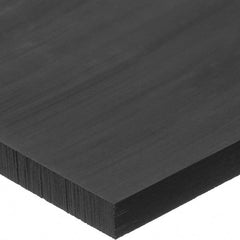 USA Sealing - 4' x 5" x 3/8" Black Acetal Rectangular Bar - Eagle Tool & Supply