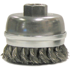 2-3/4″ Diameter - Banded Knot Steel Wire Cup Wheel - Eagle Tool & Supply