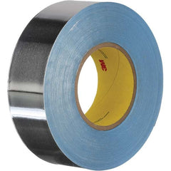 3M - 60 Yd x 5" x 5.5 mil Silver Aluminum Foil Tape - Eagle Tool & Supply