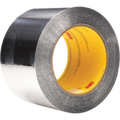 3M - 60 Yd x 6" x 4.6 mil Silver Aluminum Foil Tape - Eagle Tool & Supply